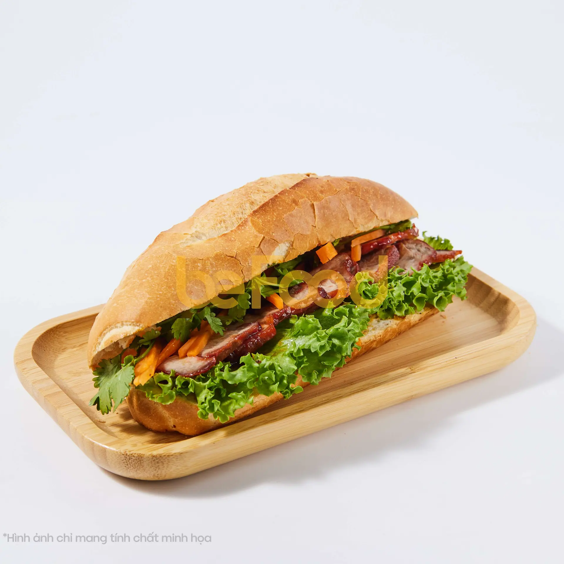 Hình ảnh Bánh mì xá xíu