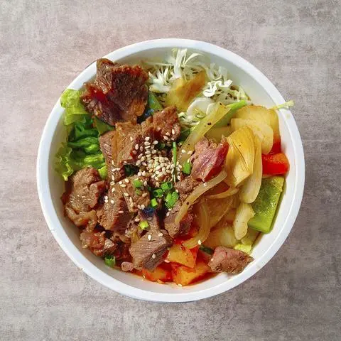 Hình ảnh Cơm bò lúc lắc (Bò Mỹ)