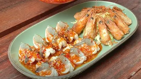 Hình ảnh Tôm tái sốt Thái