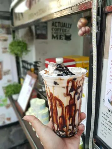 Hình ảnh Sữa tươi trân châu đường đen