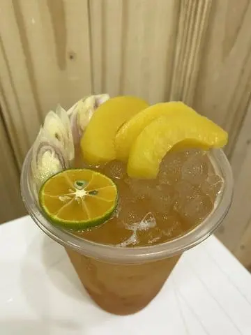 Hình ảnh Trà đào sả tắc