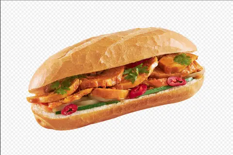 Hình ảnh Bánh mì gà xíu