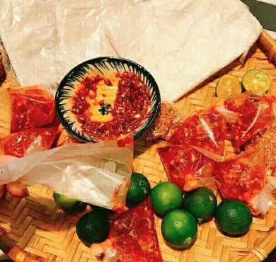 Hình ảnh Bánh tráng sa tế tắc-5 bịch