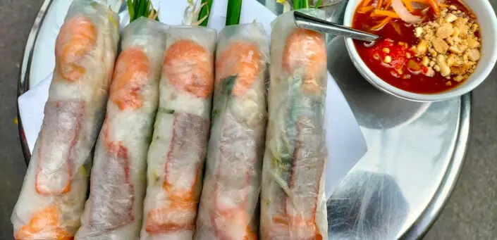 Hình ảnh Gỏi cuốn tôm thịt - 3 cuốn