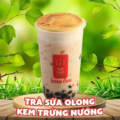Hình ảnh Trà sữa Olong kem trứng nướng (M)