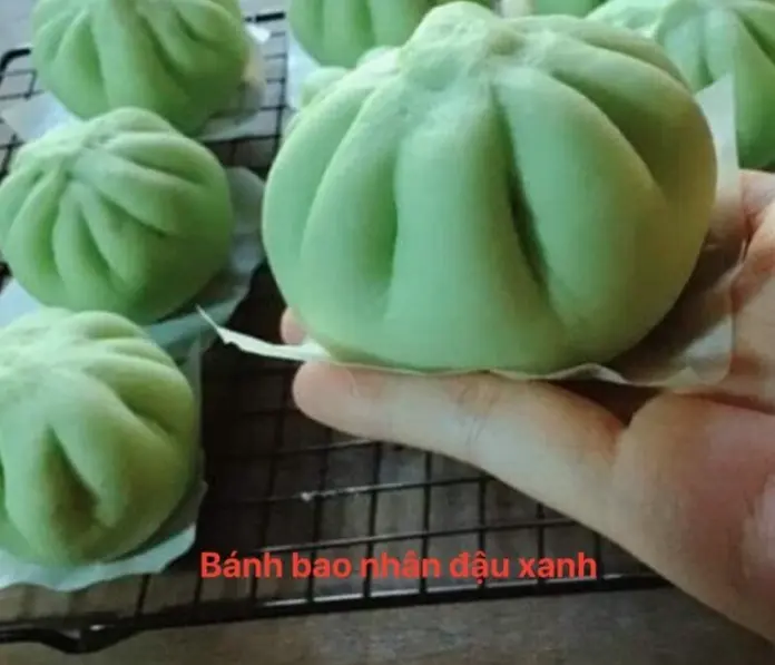 Hình ảnh Bánh bao nhân đậu xanh