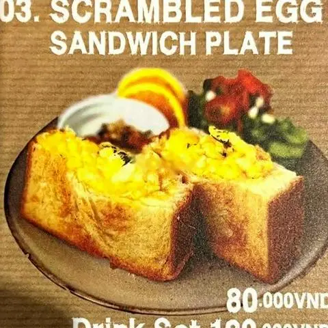 Hình ảnh Scrambled egg sandwich