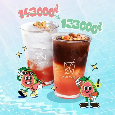 Hình ảnh Combo Tonic Ổi - Ổi Espresso Tonic