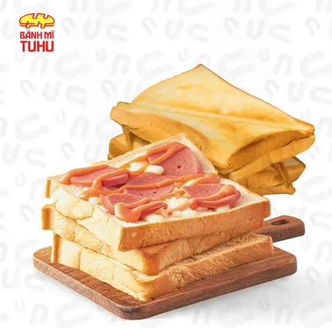 Hình ảnh Sandwich phomai xúc xích