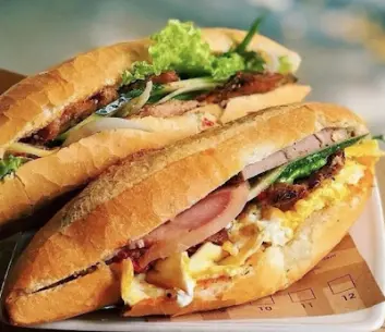 Hình ảnh Bánh mì thịt trứng