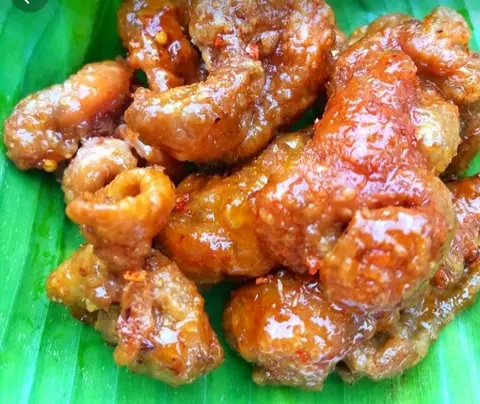 Hình ảnh Da gà chiên nước mắm