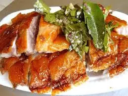 Hình ảnh Nửa con vịt nướng lá mắc mật