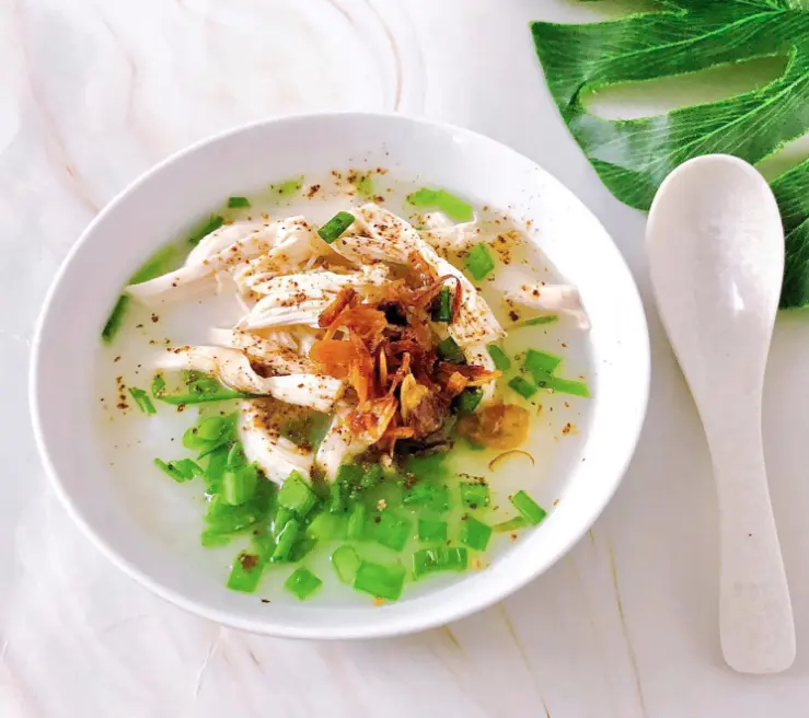 Hình ảnh Cháo gà xé