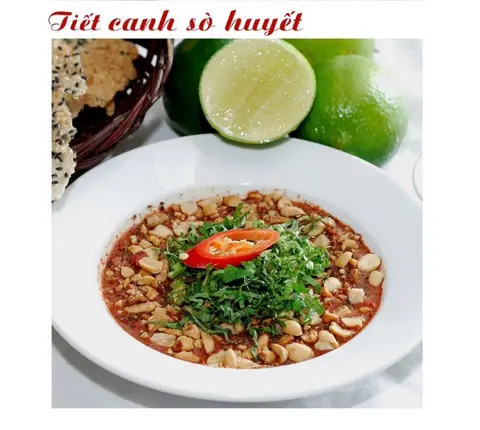 Hình ảnh Tiết canh sò huyết