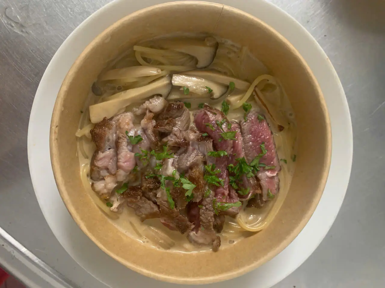 Hình ảnh Spaghetti beef stroganoff