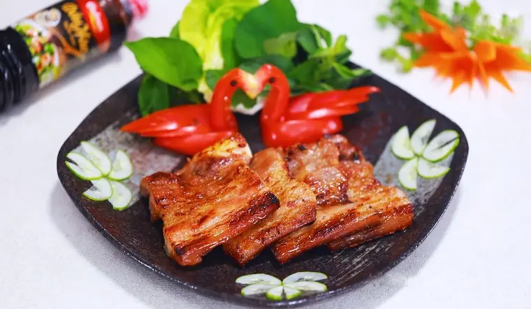Hình ảnh Ba chỉ heo sốt BBQ