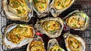 Hình ảnh Hàu nướng trứng cút mỡ hành 2 con