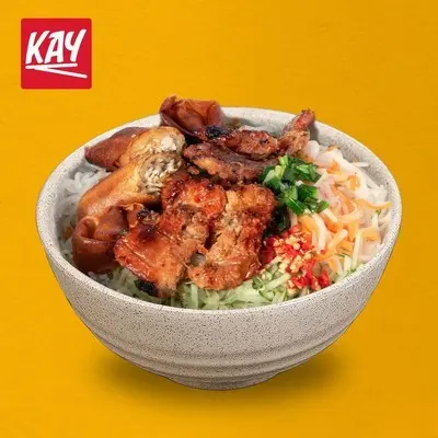 Hình ảnh Bún thịt nướng chả giò
