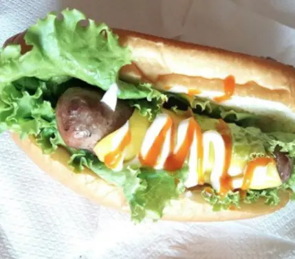 Hình ảnh Hotdog xúc xích heo phủ phô mai