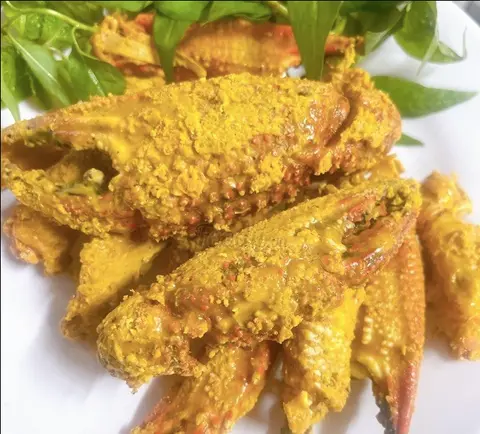 Hình ảnh Càng ghẹ rang muối