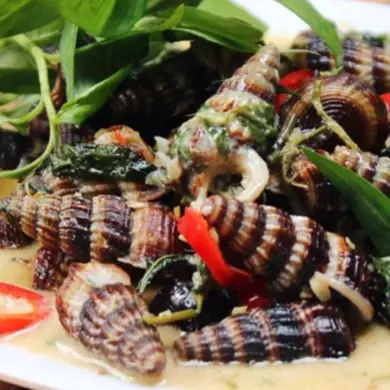 Hình ảnh Ốc len xào dừa