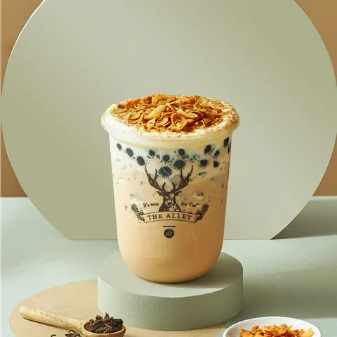 Hình ảnh Trà Sữa Crunchy Đường Đen