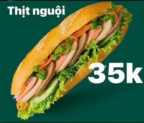 Hình ảnh Bánh mì thịt nguội