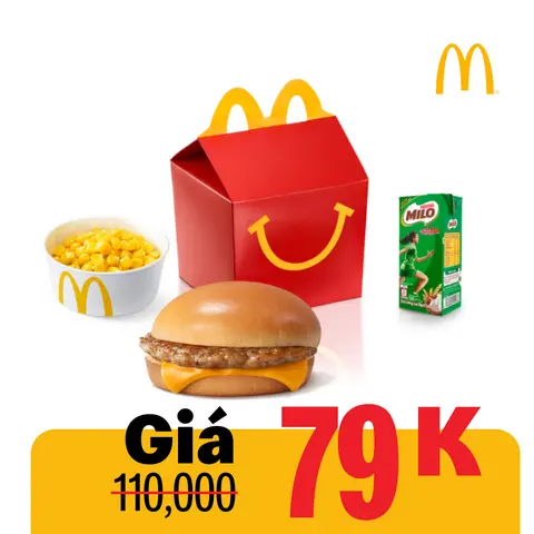 Hình ảnh Phần ăn cho bé Burger Thịt Nướng
