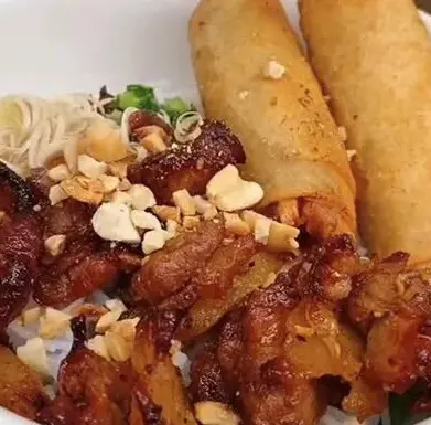 Hình ảnh Bún thịt nướng chay
