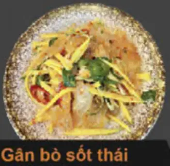Hình ảnh Gân bò sốt Thái