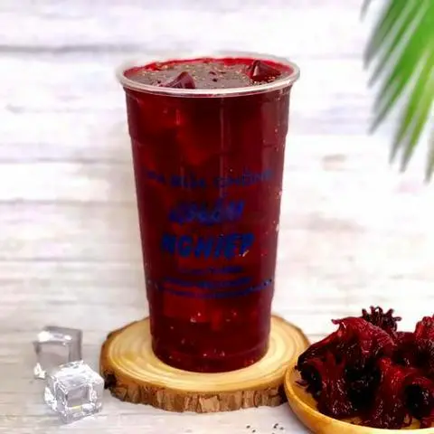 Hình ảnh Trà hibiscus hạt chia