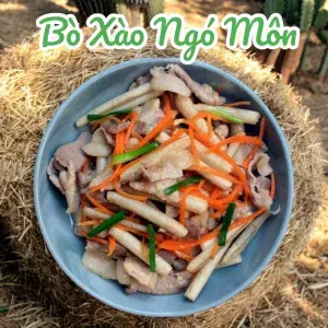 Hình ảnh Bò xào ngó môn