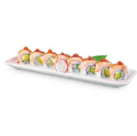 Hình ảnh Sake aburi roll