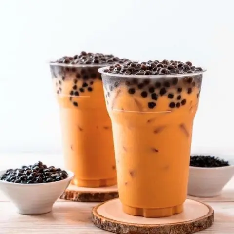 Hình ảnh Trà sữa thái đậu đỏ ly lớn