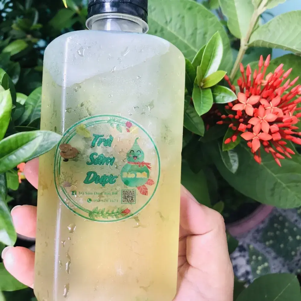 Hình ảnh Trà sâm dược bảo bối - thạch dứa
