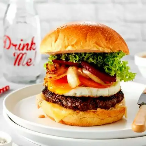 Hình ảnh BURGER BÒ TÔM PHÔ MAI