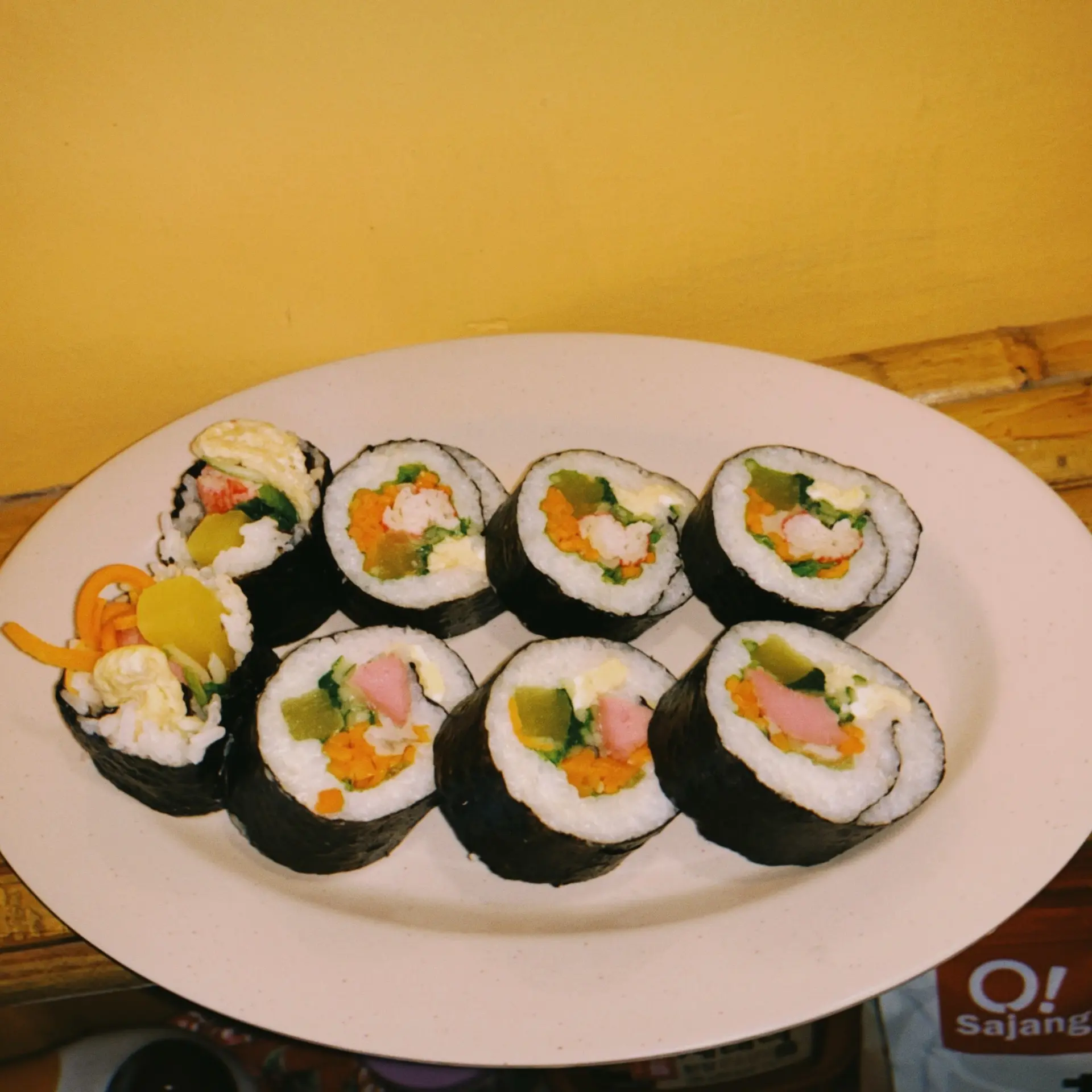 Hình ảnh Kimbap xúc xích