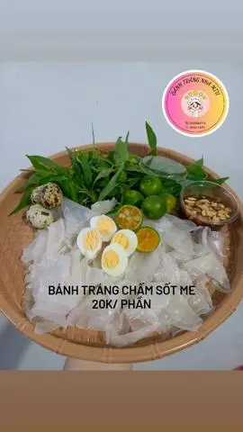 Hình ảnh Bánh tráng chấm sốt me