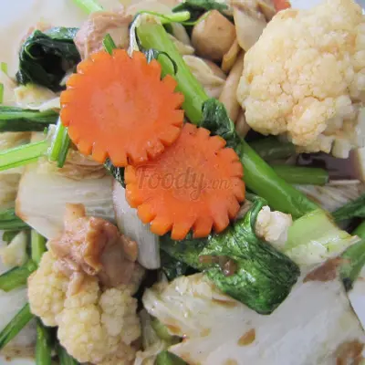 Hình ảnh Rau xào thập cẩm chay