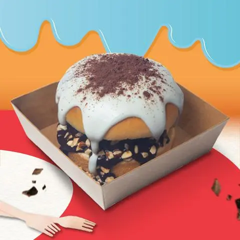 Hình ảnh Burger Kem Xốt Socola