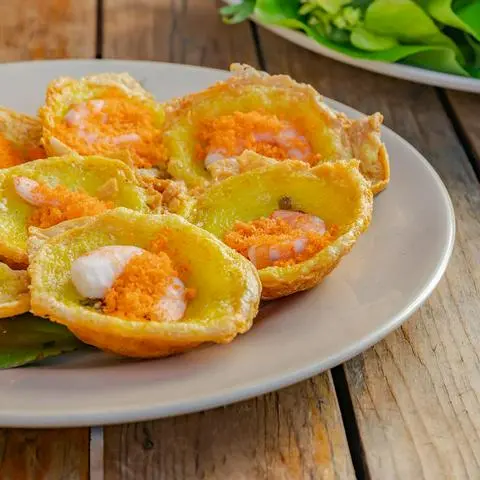 Hình ảnh Bánh khọt tôm chà bông thịt