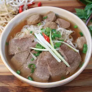 Hình ảnh Phở bắp viên