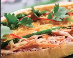 Hình ảnh Bánh mì xúc xích - chà bông