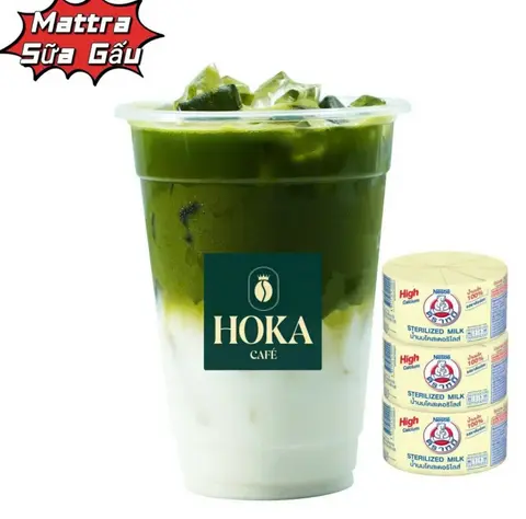 Hình ảnh Matcha sữa gấu - lớn
