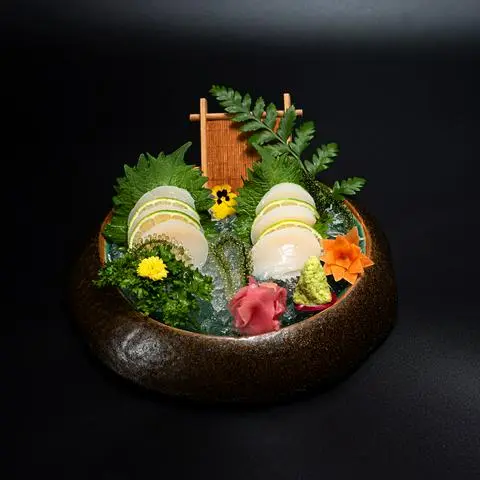 Hình ảnh Hotate sashimi - sò điệp Nhật - 6 pcs - sa08