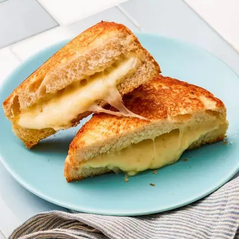 Hình ảnh Bánh mì sandwich nướng nhân bơ sữa