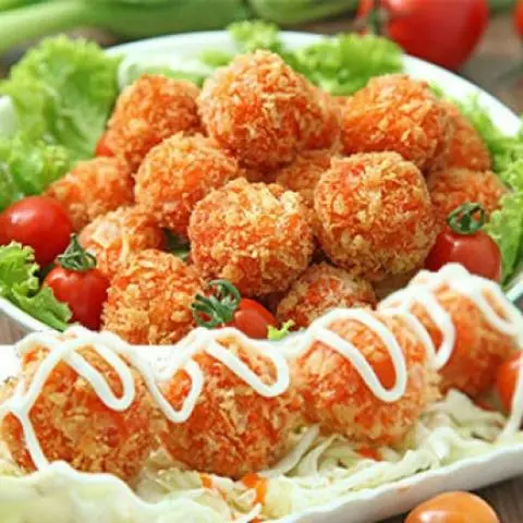 Hình ảnh Cá viên sốt mayonaise