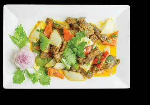 Hình ảnh Chân nấm xào sa tế chay