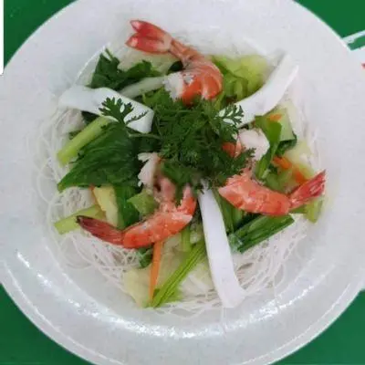 Hình ảnh Bún gạo xào hải sản khô