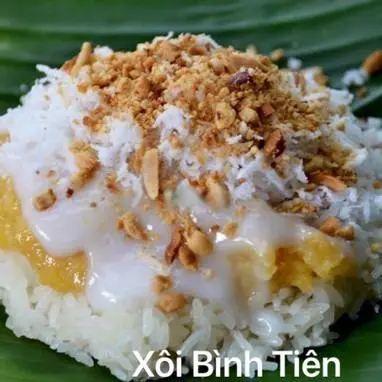 Hình ảnh Xôi ca dé (nhỏ) - gói lá chuối 